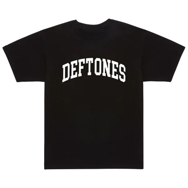 Black and White Colligate Logo T-shirt