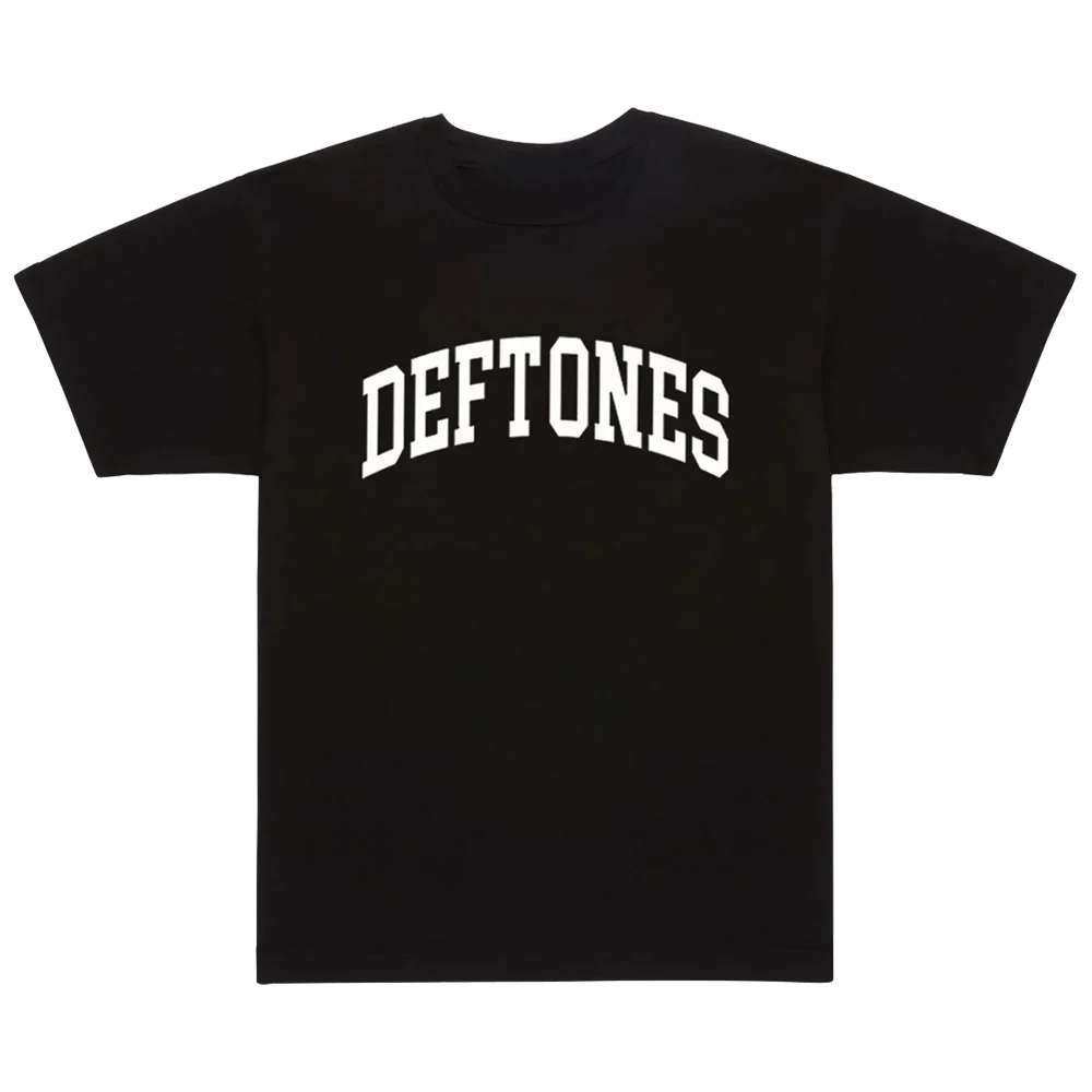 Black and White Colligate Logo T-shirt