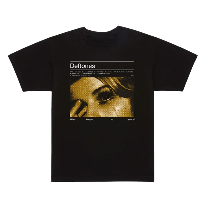 Black OHMS Tracklist T-shirt