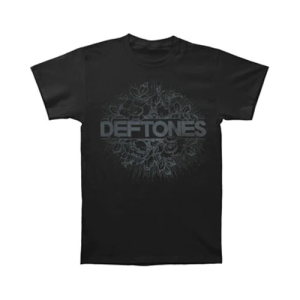 Deftones Floral Burst T-Shirt Black