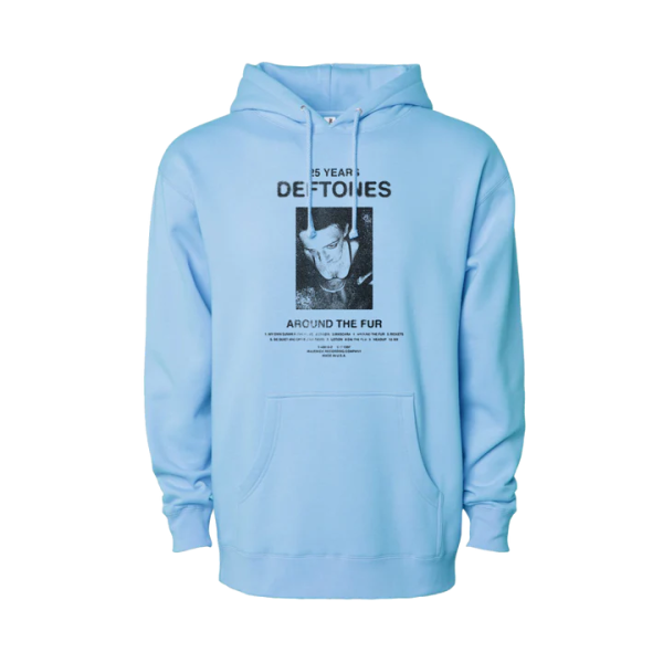 Deftones Around The Fur 25th Anniversary Tracklist Hoodie