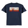 Navy and Orange Colligate Logo T-shirt