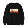 Black and Orange Colligate Logo Sweatshirt