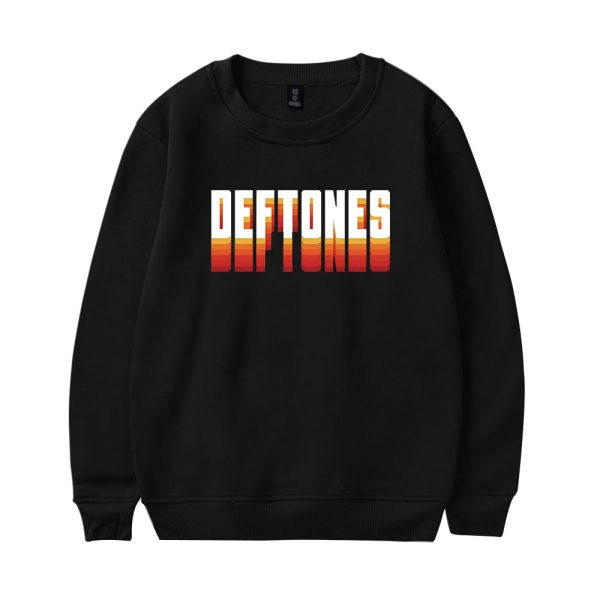 Black and Orange Colligate Logo Sweatshirt