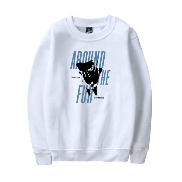 Deftones Around the Fur Layered Sweatshirt White