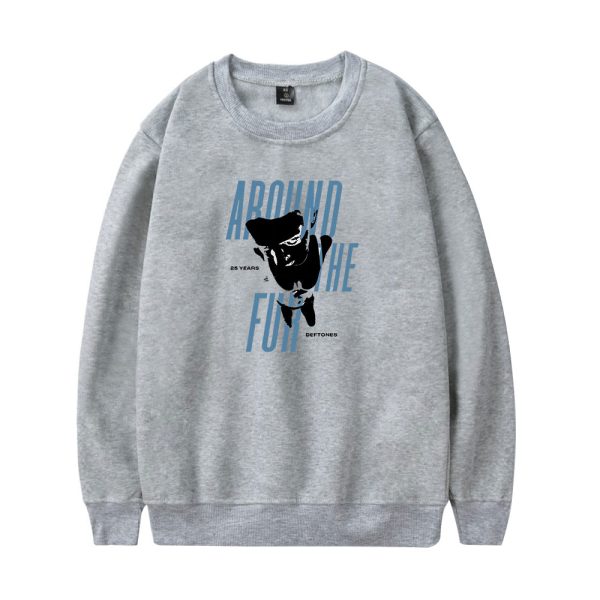 Deftones Around the Fur Layered Sweatshirt Grey