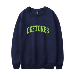 Navy and Green Colligate Logo Sweatshirt