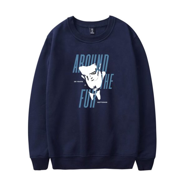 Deftones Around the Fur Layered Sweatshirt Navy