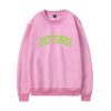 Pink and Green Colligate Logo Sweatshirt