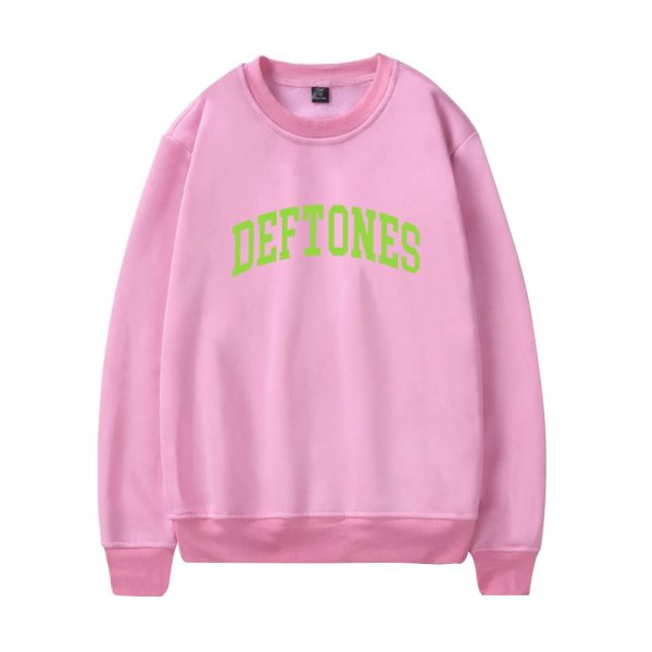 Pink and Green Colligate Logo Sweatshirt