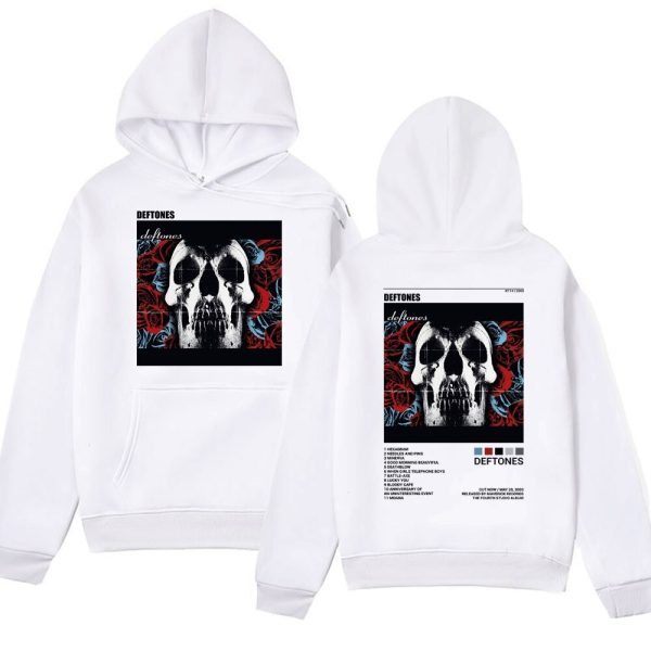 Deftones Dia De Los Collection Hoodie White