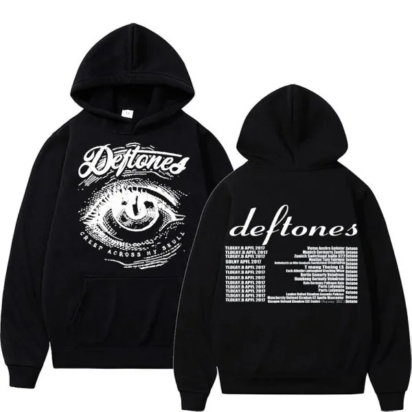 Deftones Across My Skull Hoodie Black