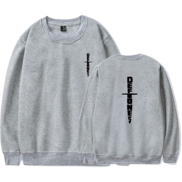 Deftones Grey Dagger Sweatshirt Grey