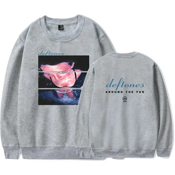Deftones Around the Fur 25th Anniversary Sweatshirt Grey