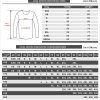 Deftones Long Sleeve Shirt Size chart