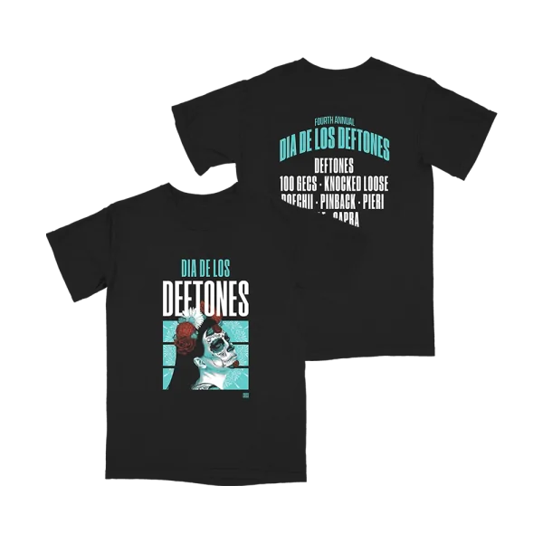 La Catrina Segements Black T-Shirt