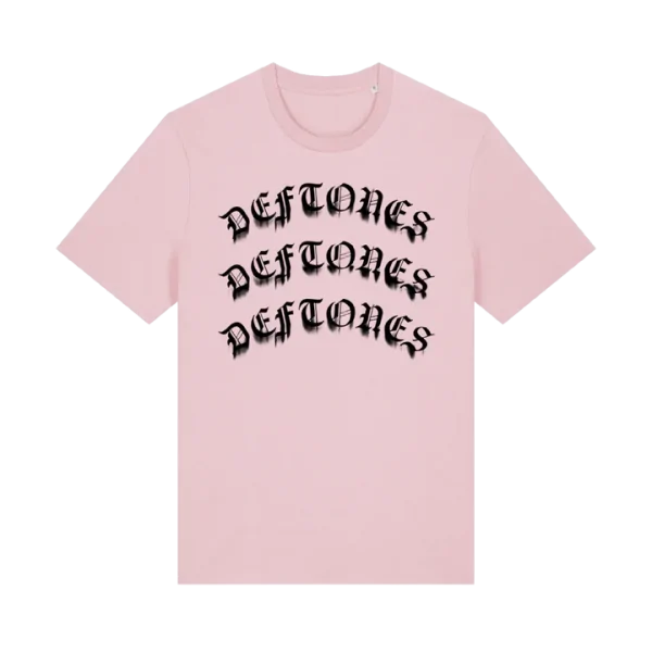Gothic Logo Pale Pink T-Shirt